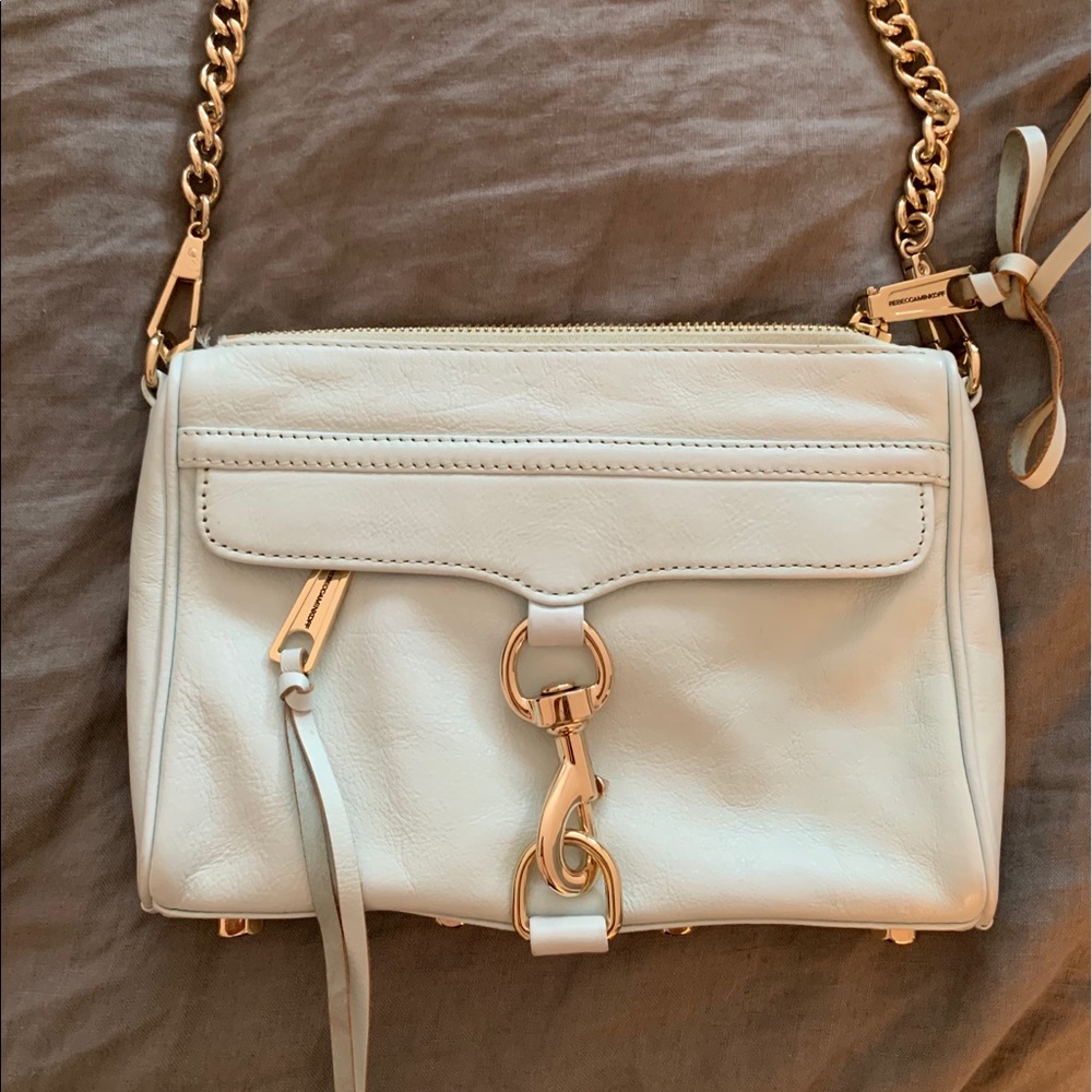 Rebecca Minkoff Mini M.A.C. Blue crossbody purse
